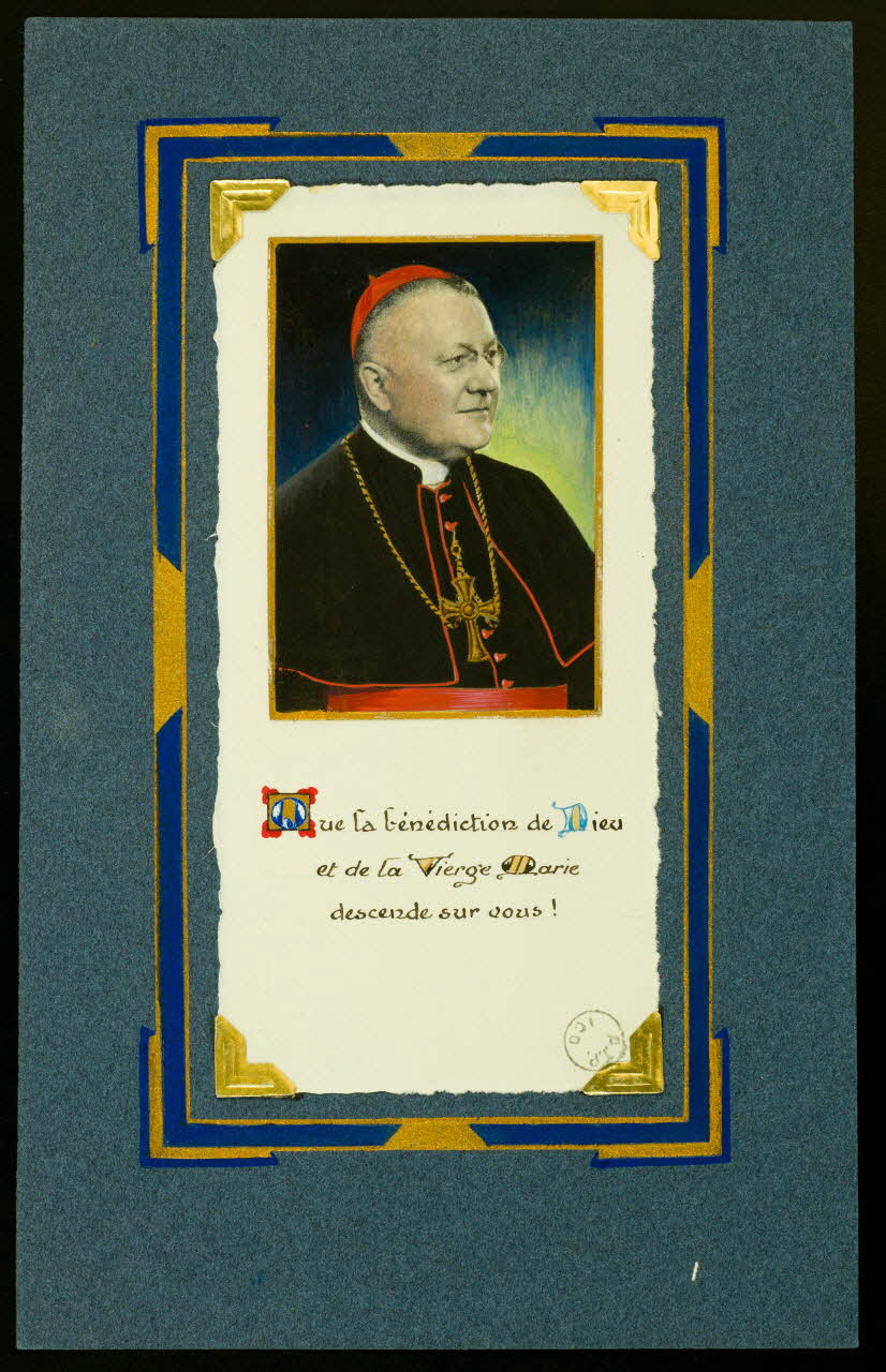 dessin Que la bénédiction de Dieu et de la Vierge Marie descende sur vous! 1977.64.5 Photo