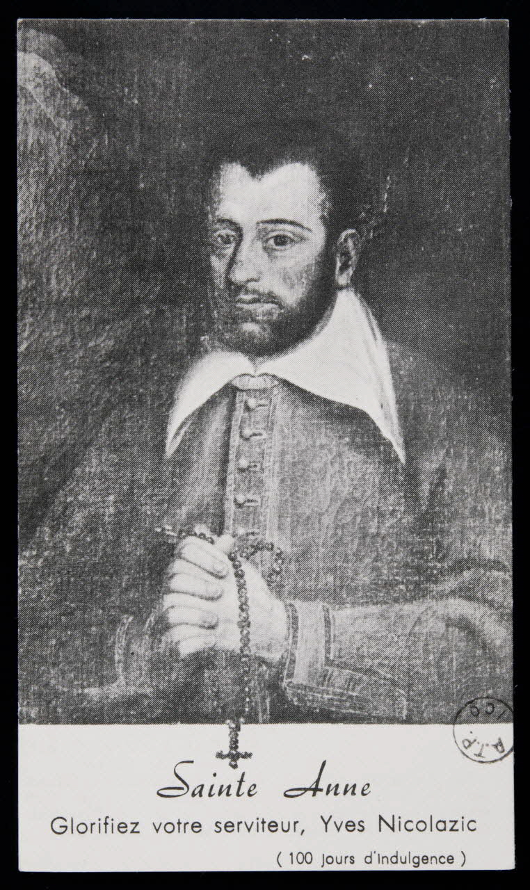 image pieuse Portrait d'Yves Nicolazic 1952 1977.67.5 Photo