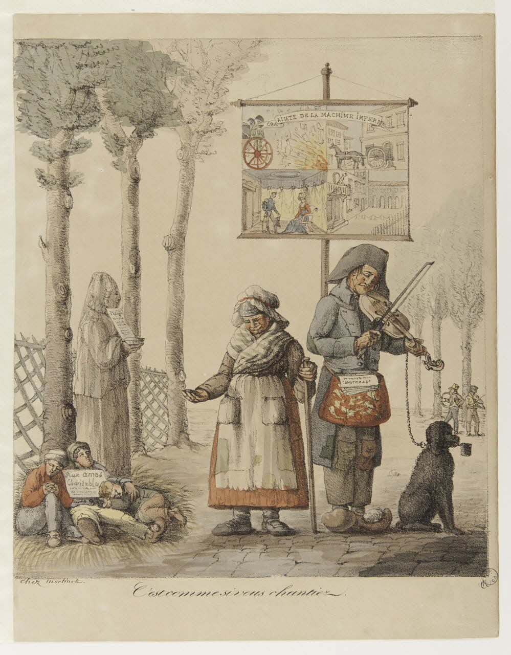 estampe C'est comme si vous chantiez. 1977.68.52 Photo