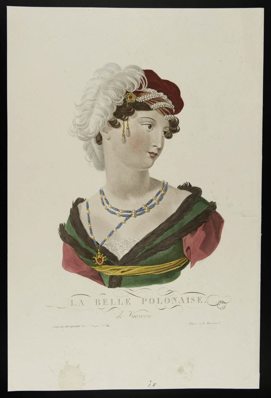 estampe LA BELLE POLONAISE. 1977.68.53 Photo