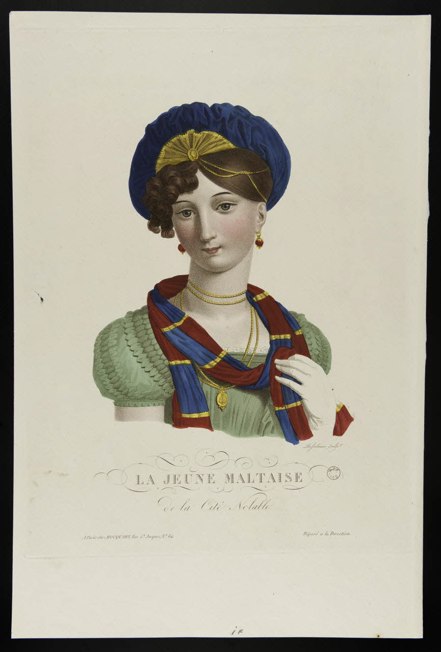 estampe LA JEUNE MALTAISE 1977.68.54 Photo