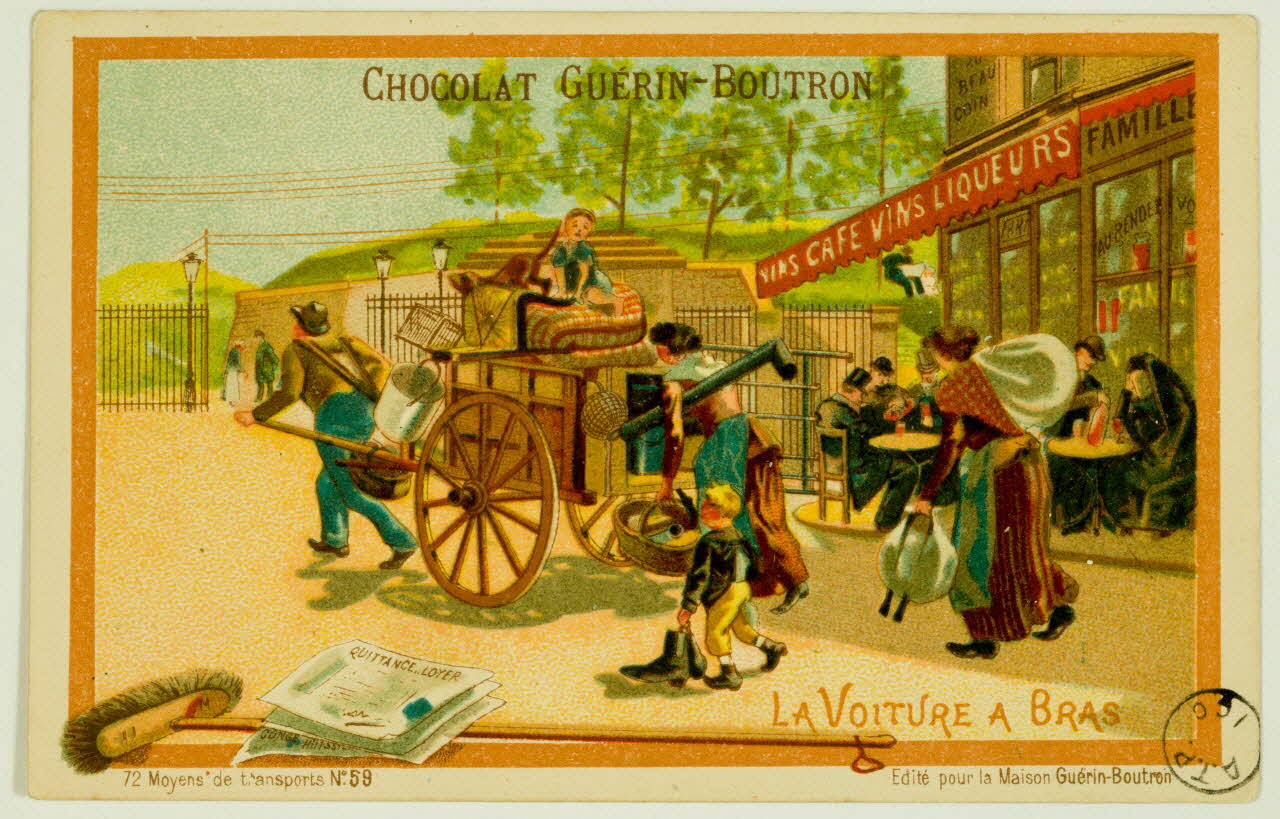 estampe LA VOITURE A BRAS 1977.68.62 Photo