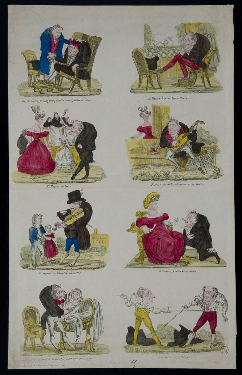 estampe Vie de Mr Mayeux 1977.68.7 Photo