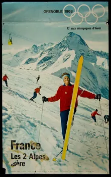estampe GRENOBLE 1968  Xe jeux olympiques d'hiver 1977.75.329 Photo