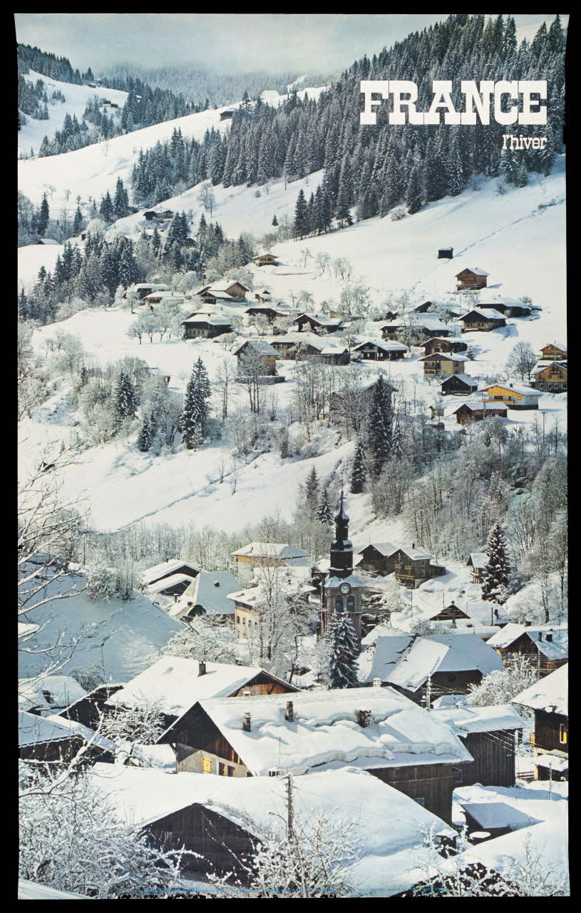 estampe FRANCE  l'hiver 1977.75.330 Photo