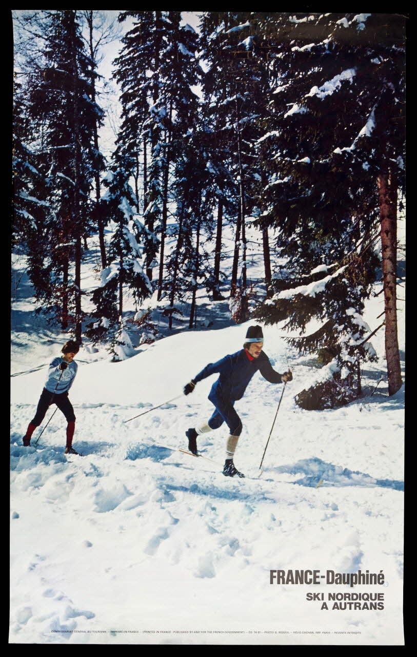 estampe FRANCE-Dauphiné  SKI NORDIQUE  A AUTRANS 1977.75.331 Photo