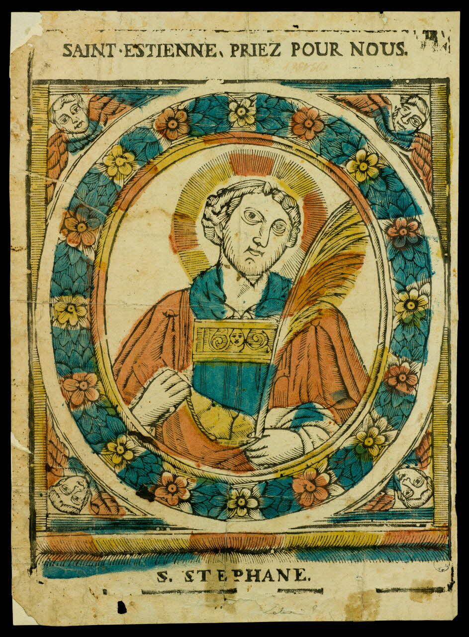 estampe SAINT-ESTIENNE, PRIEZ POUR NOUS. 1977.80.58 Photo