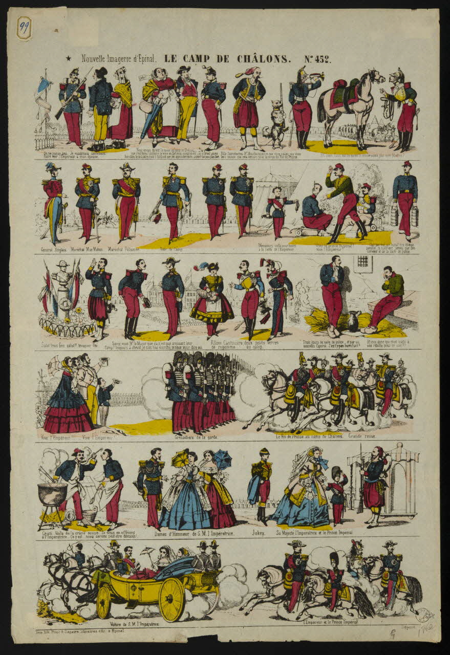 estampe LE CAMP DE CHALONS. 1977.80.9 Photo