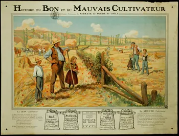 estampe HISTOIRE DU BON ET DU MAUVAIS CULTIVATEUR 1977.87.10 Photo