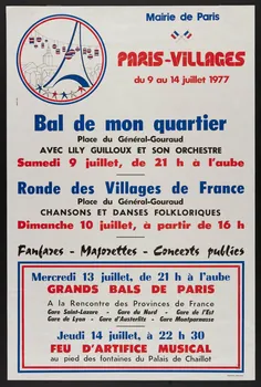 estampe PARIS-VILLAGES 1977.95.6 Photo