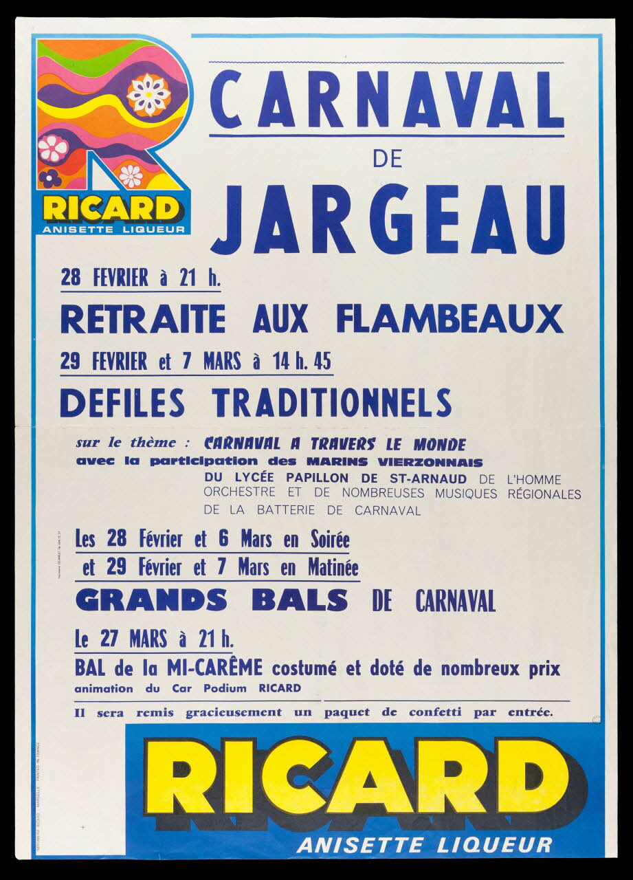 estampe CARNAVAL  DE  JARGEAU 1977.95.8 Photo