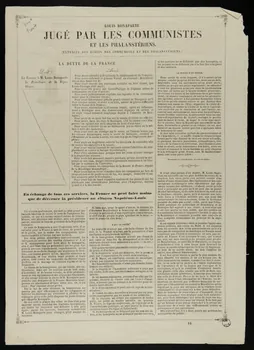 estampe LOUIS BONAPARTE  JUGE PAR LES COMMUNISTES 1978.102.6 Photo