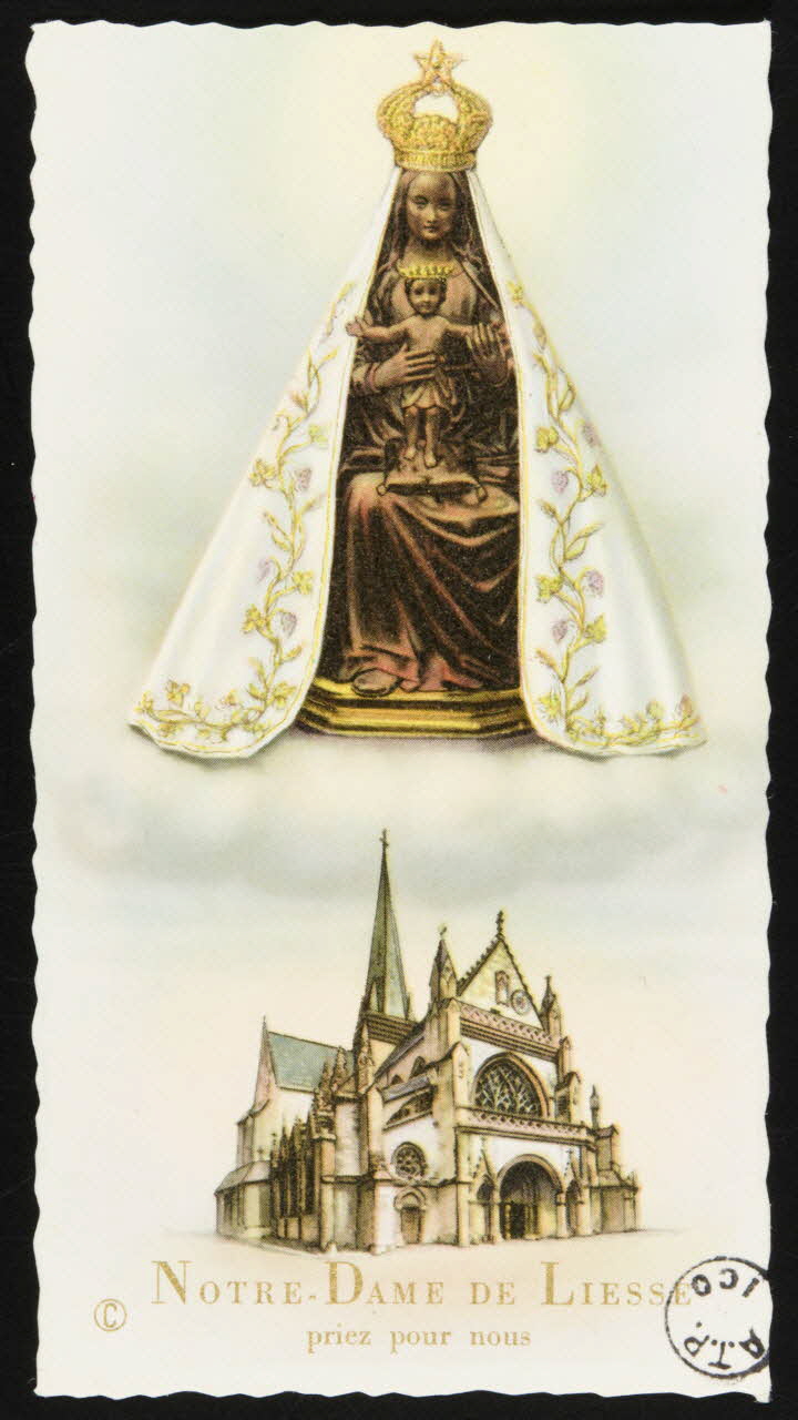 estampe NOTRE-DAME DE LIESSE  priez pour nous 1978.104.3 Photo