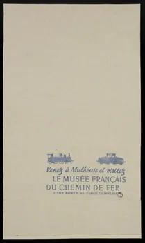 estampe Venez à Mulhouse et visitez  LE MUSEE FRANCAIS  DU CHEMIN DE FER 1978.104.8  Photo