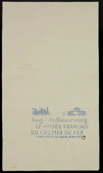 estampe Venez à Mulhouse et visitez  LE MUSEE FRANCAIS  DU CHEMIN DE FER 1978.104.9  Photo