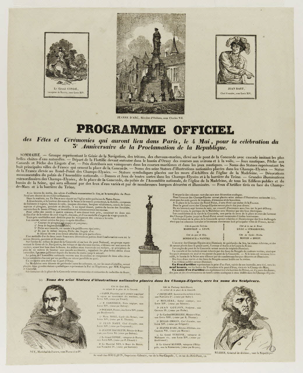 estampe PROGRAMME OFFICIEL 1978.12.7 Photo