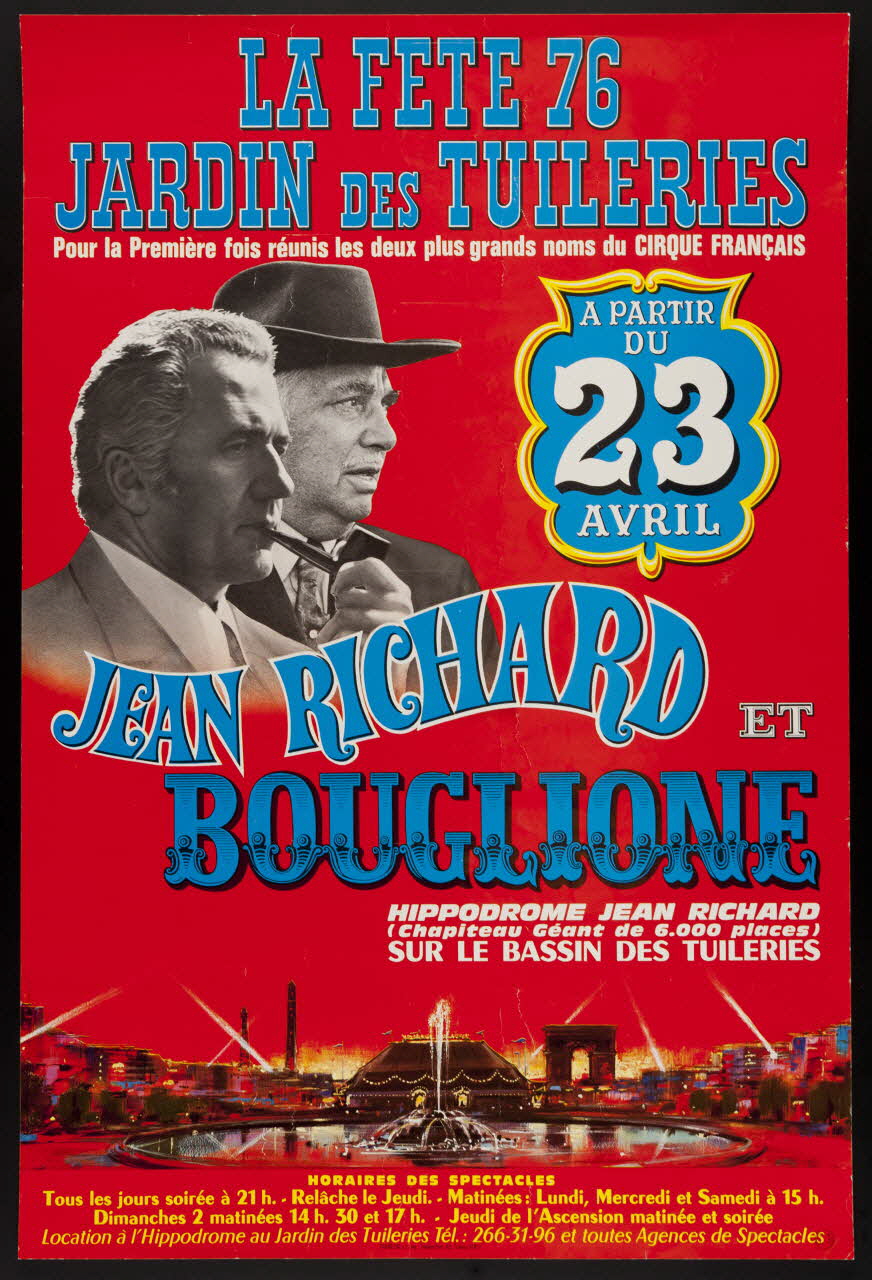 affiche LA FETE 76  JARDIN DES TUILERIES 1978.17.26 Photo