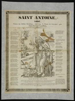 estampe SAINT ANTOINE,  ABBE, 1978.29.10 Photo