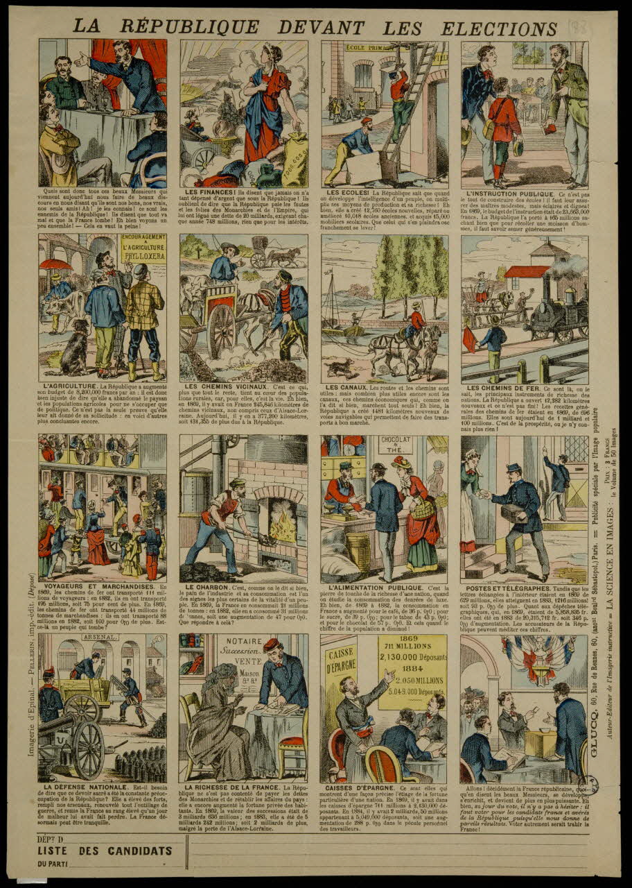 estampe LA REPUBLIQUE DEVANT LES ELECTIONS 1978.29.3 Photo