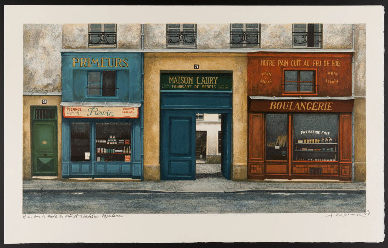 estampe Devantures de commerces. 1978.38.2 Photo