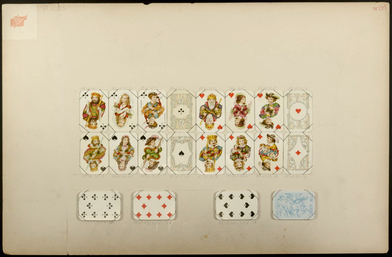 cartes à jouer Jeu de cartes 1978.40.33.1/52 Photo