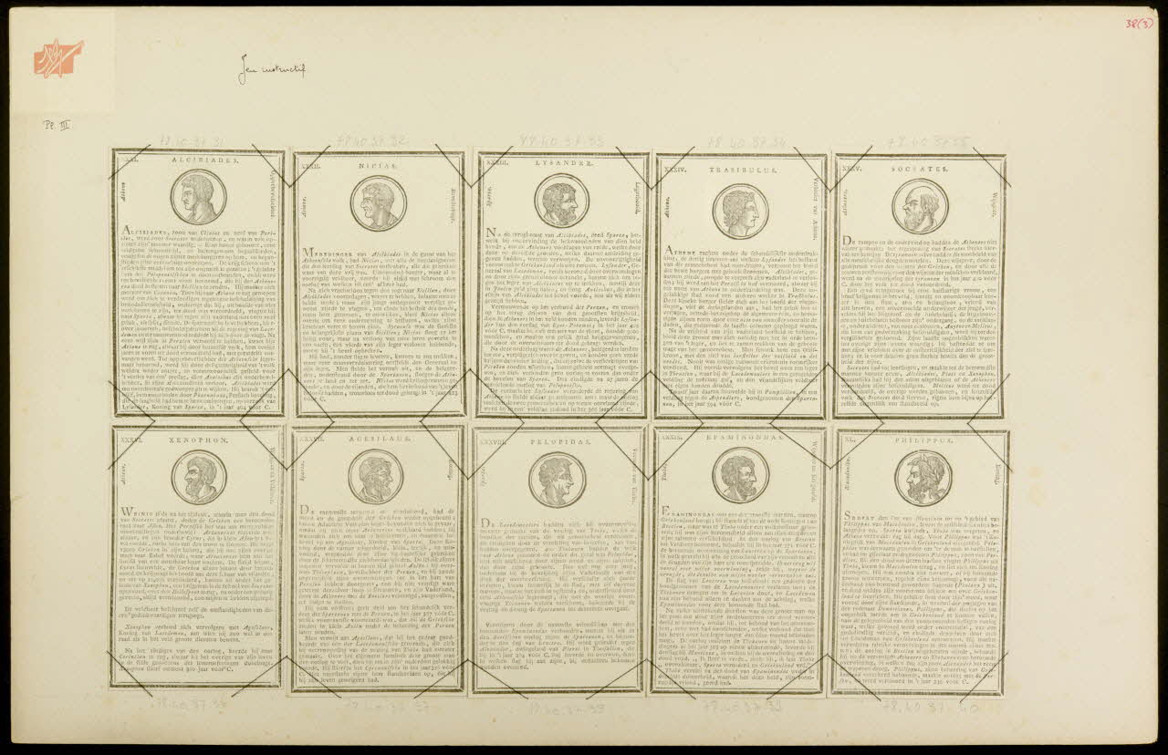 cartes à jouer Jeu instructif. 1978.40.37.31/40 Photo