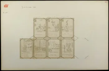 cartes à jouer Jeu des Barricades 1832 1978.40.55.17/23 Photo