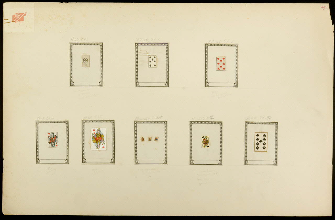 cartes à jouer Jeu de cartes 1978.40.57.1/8 Photo