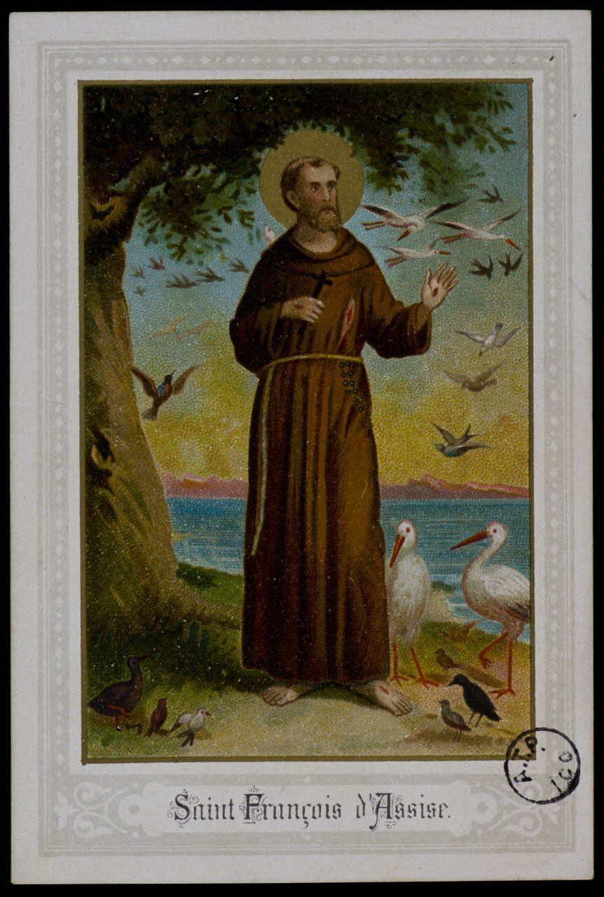 Sanguinetti, F. ; Gebrueder Obpacher ; Duret, J. estampe Saint François d'Assise. Munich 1892 1978.44.102 Photo