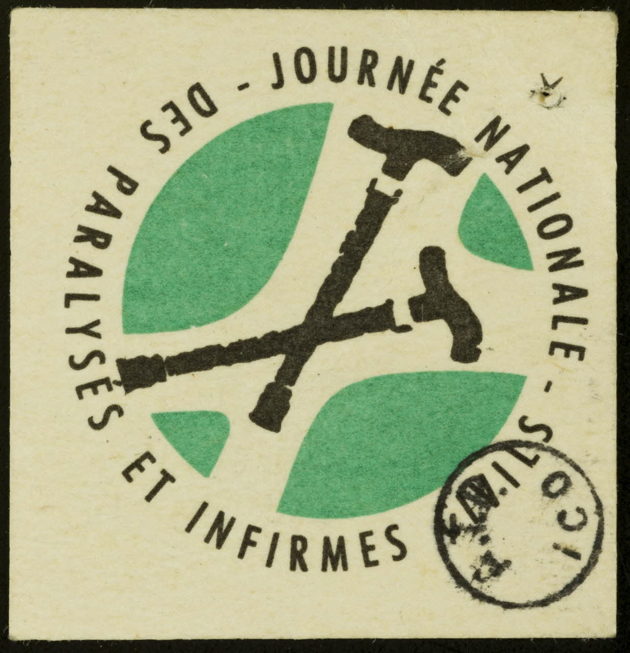 estampe JOURNEE NATIONALE  DES PARALYSES ET INFIRMES CIVILS 1978.44.113 Photo