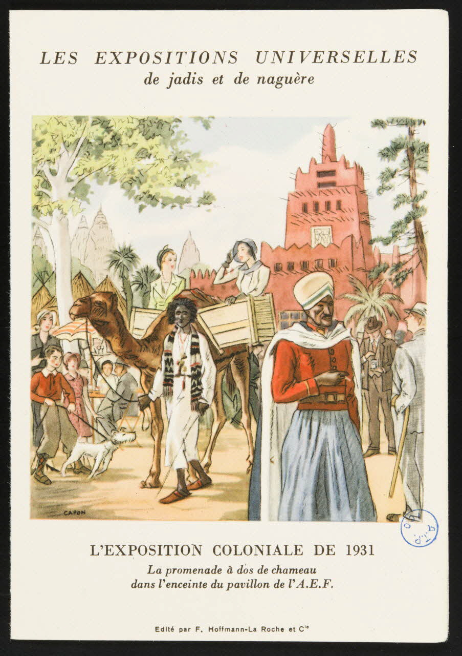 Hoffmann-La Roche et Cie estampe LES EXPOSITIONS UNIVERSELLES  de jadis et de naguère Paris 1931 1978.44.122 Photo