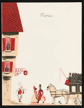 estampe Menu 1978.44.124 Photo
