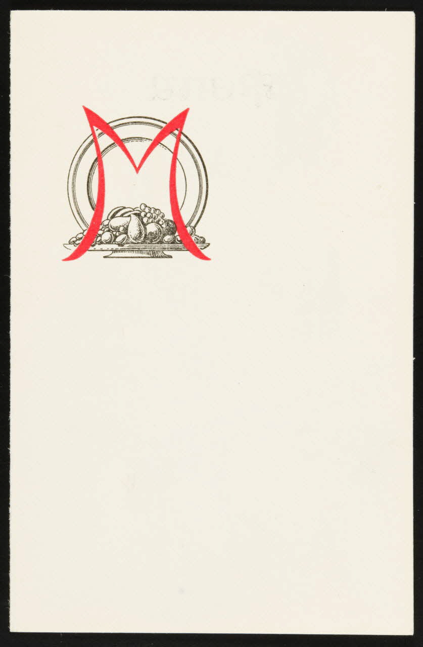 estampe Menu 1978.44.126 Photo