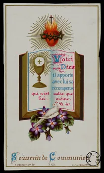 estampe Souvenir de Communion 1978.44.99 Photo