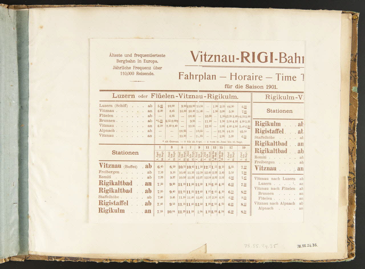 album Die Vitznau-Rigi-Bahn 1978.55.24.35 Photo