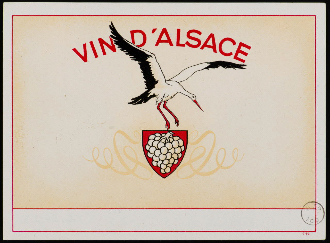 estampe VIN D'ALSACE 1972.58.25.1/2 Photo