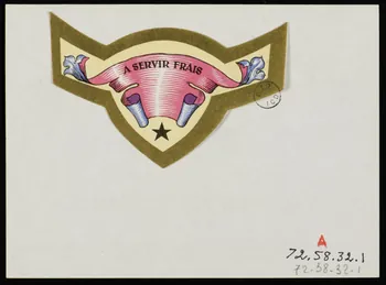 estampe VIN D'ALSACE  Gewurztraminer 1972.58.32.1/2 Photo