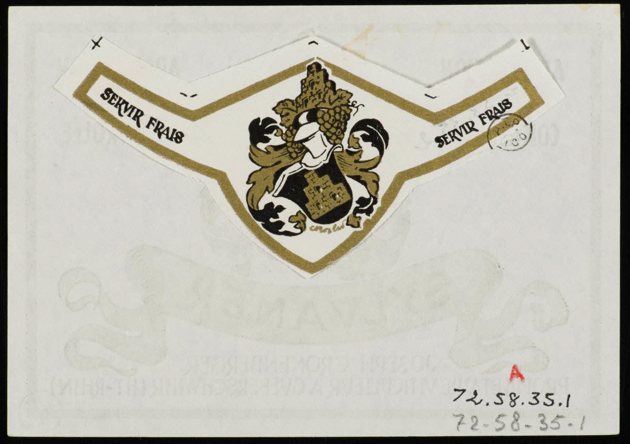 estampe SYLVANER 1972.58.35.1/2 Photo