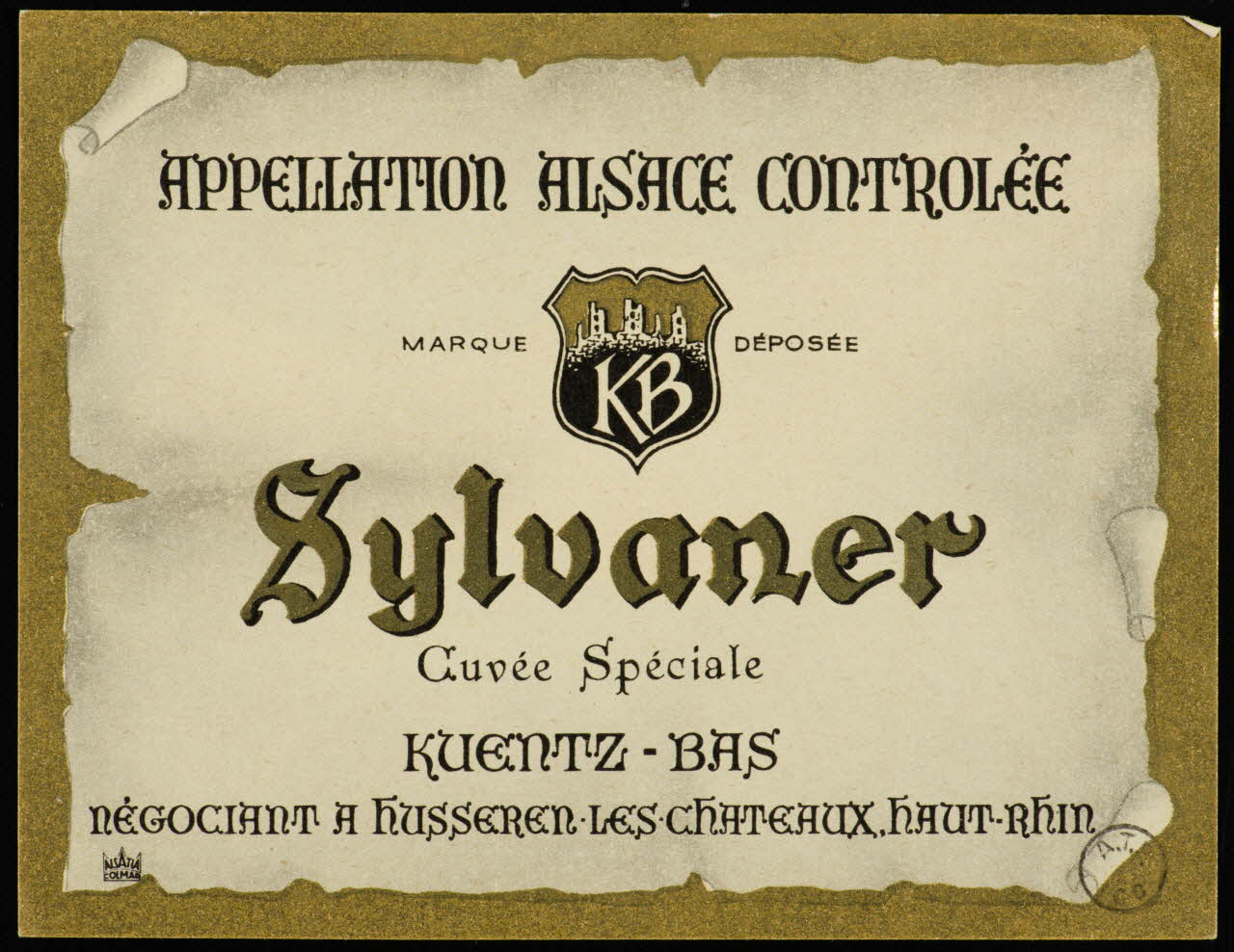 estampe Sylvaner 1972.58.41.1/2 Photo