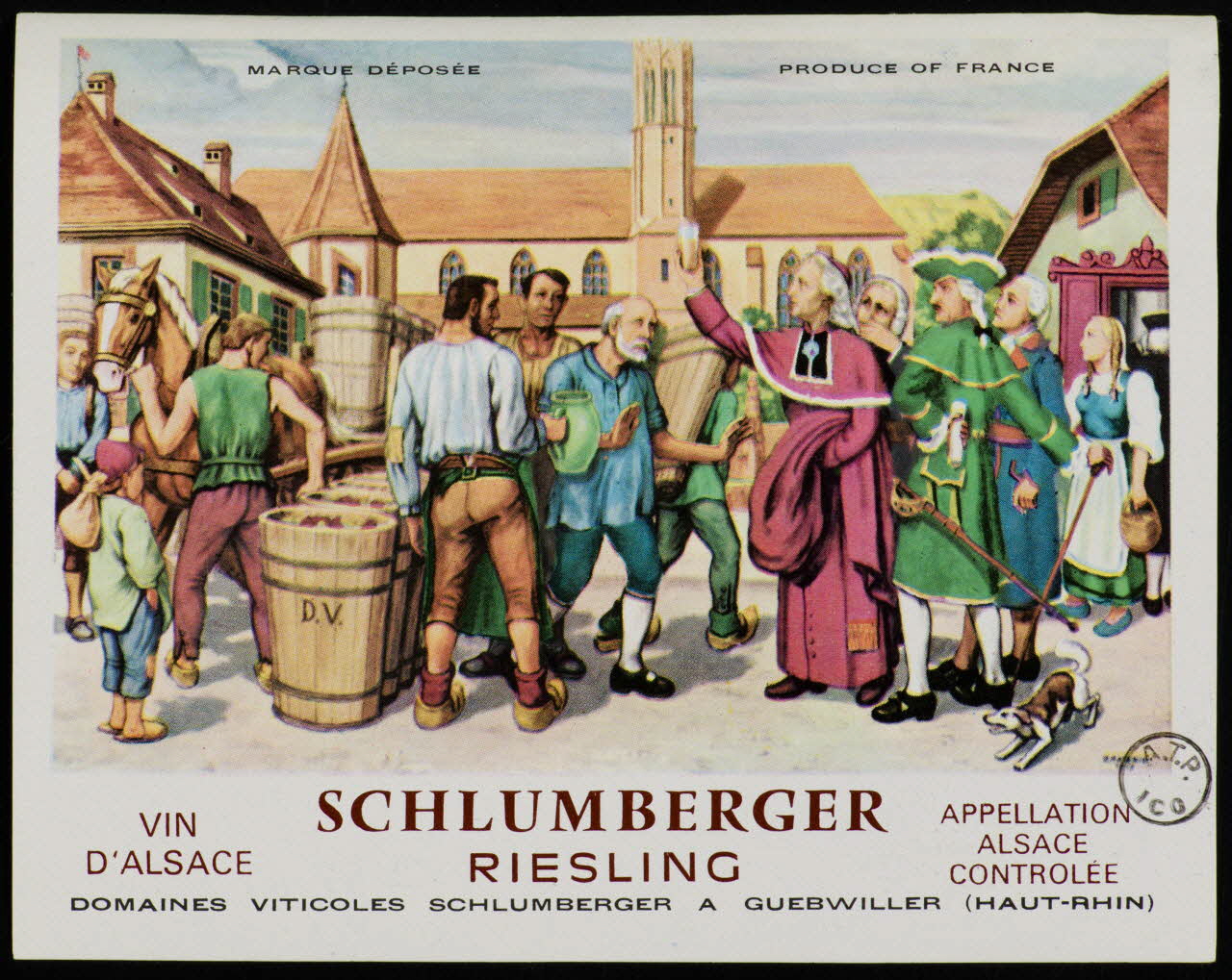 estampe SCHLUMBERGER  RIESLING 1972.58.69.1/2 Photo