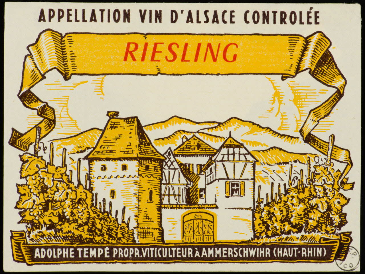 estampe RIESLING 1972.58.71.1/2 Photo