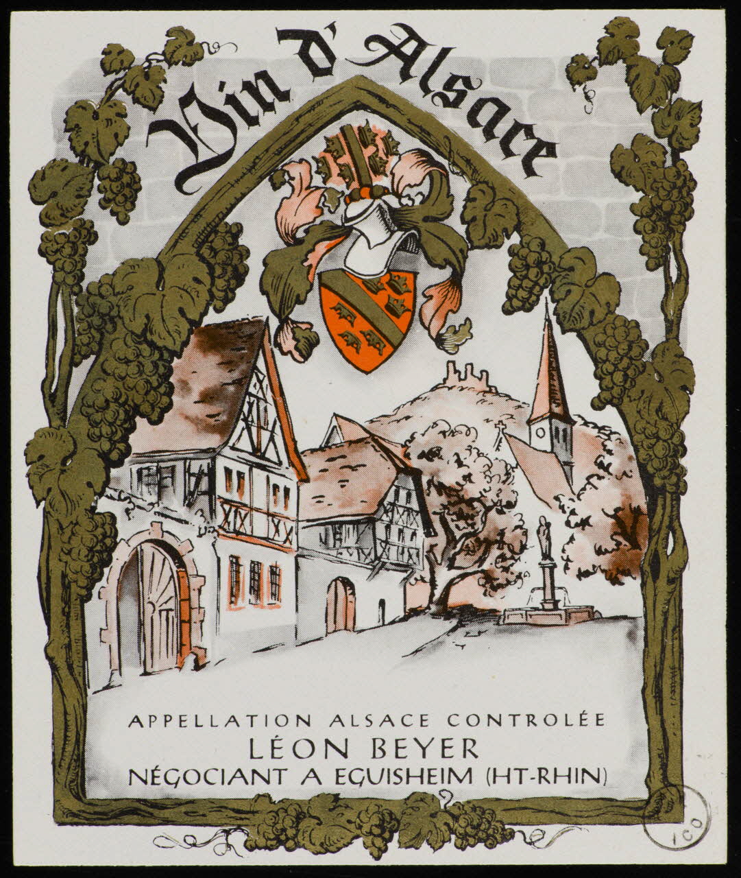 estampe Vin d'Alsace 1972.58.82.1/2 Photo