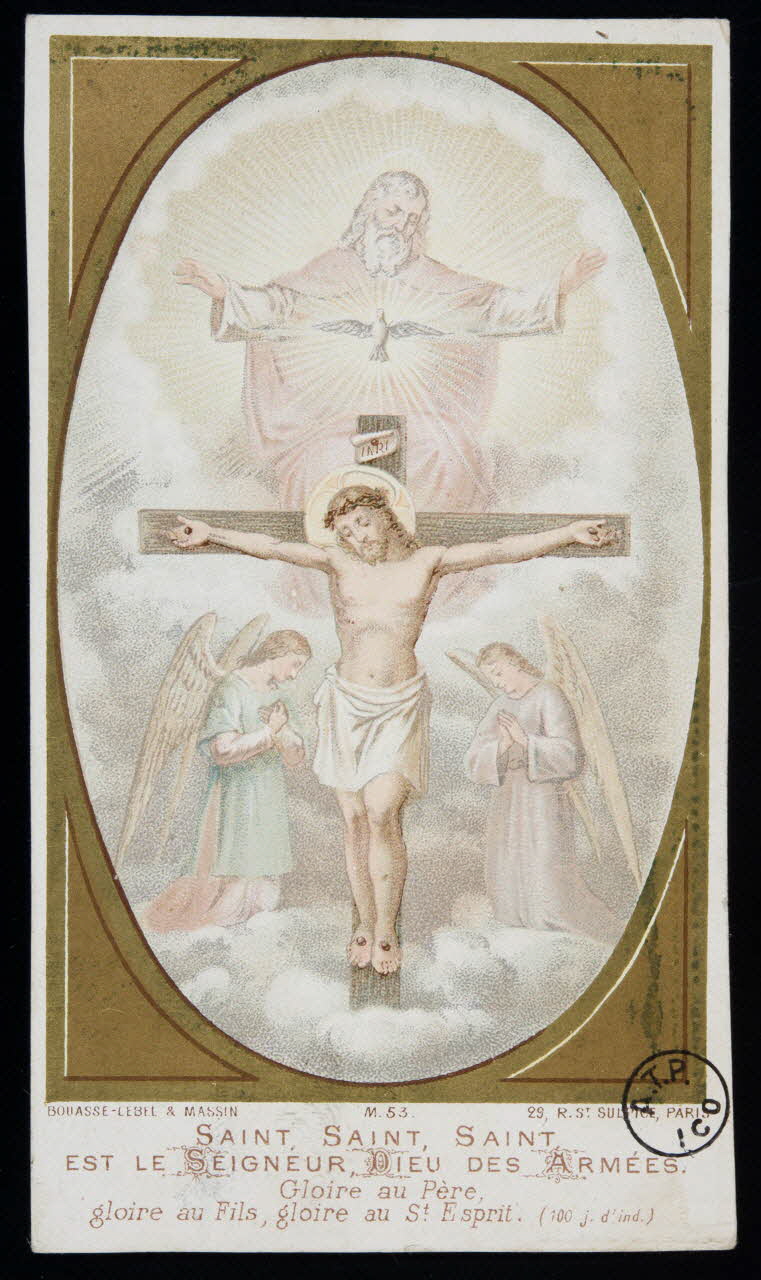 estampe SAINT, SAINT, SAINT  EST LE SEIGNEUR, DIEU DES ARMEES. 1978.63.127 Photo