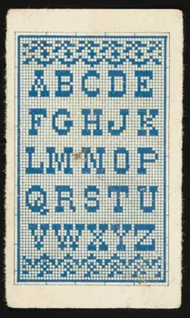 estampe Modèle de point de croix 1978.74.128 Photo