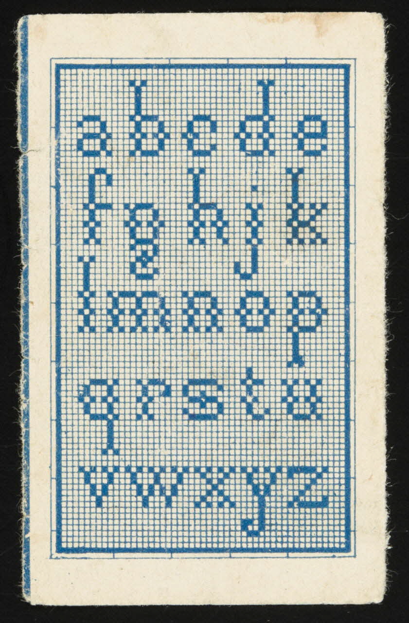 estampe Modèle de point de croix 1978.74.129 Photo