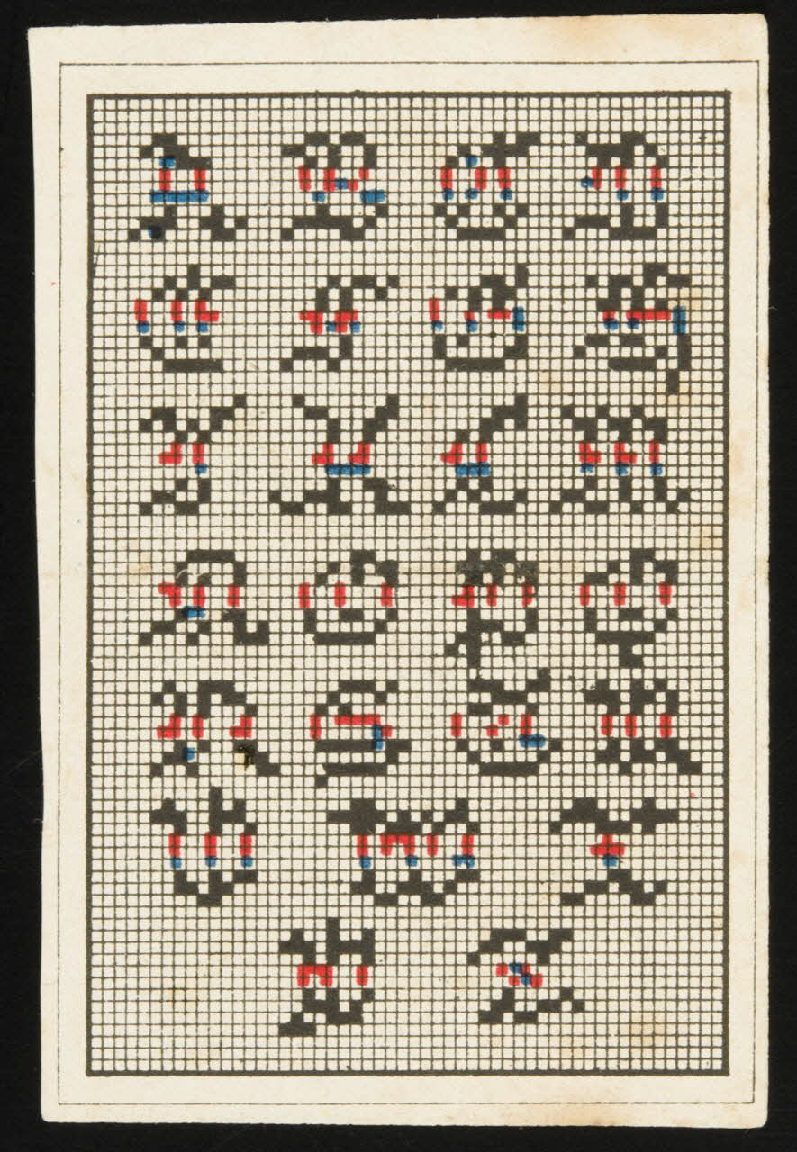 estampe Modèle de point de croix 1978.74.130 Photo