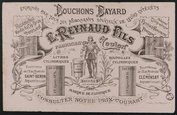 estampe BOUCHONS BAYARD  E. REYNAUD FILS 1978.95.4 Photo