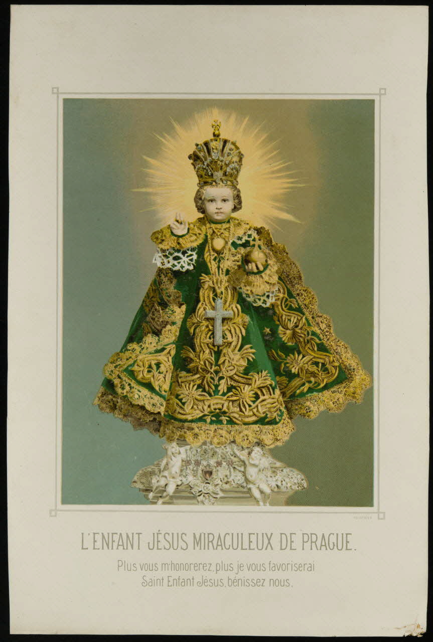 estampe L'ENFANT JESUS MIRACULEUX DE PRAGUE. 1979.34.24 Photo