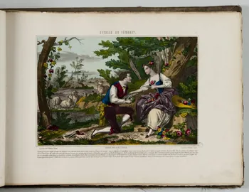 album ESTELLE ET NEMORIN.  NEMORIN OFFRE UN NID A ESTELLE. 1979.82.163.145 Photo
