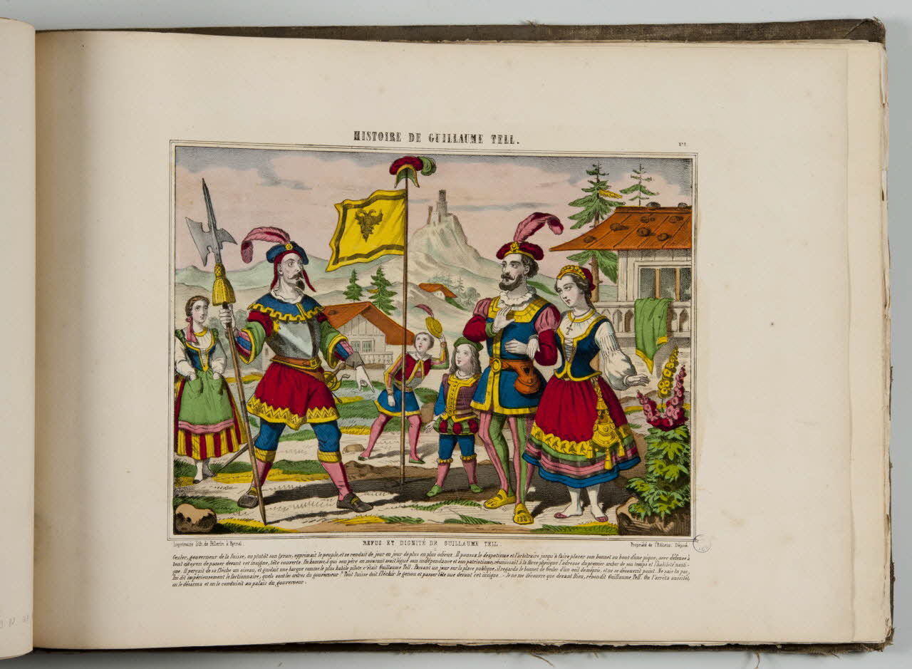 album HISTOIRE DE GUILLAUME TELL.  REFUS ET DIGNITE DE GUILLAUME TELL. 1979.82.163.150 Photo